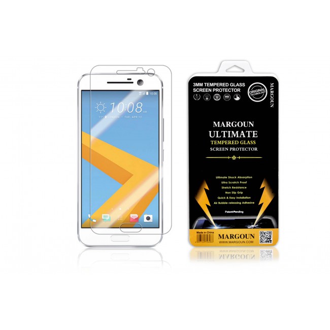 Margoun Tempered Glass Screen Protector for HTC 10 Lifestyle