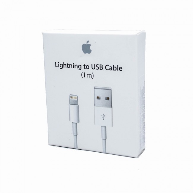 Apple Original Lightning USB Cable 1M in white