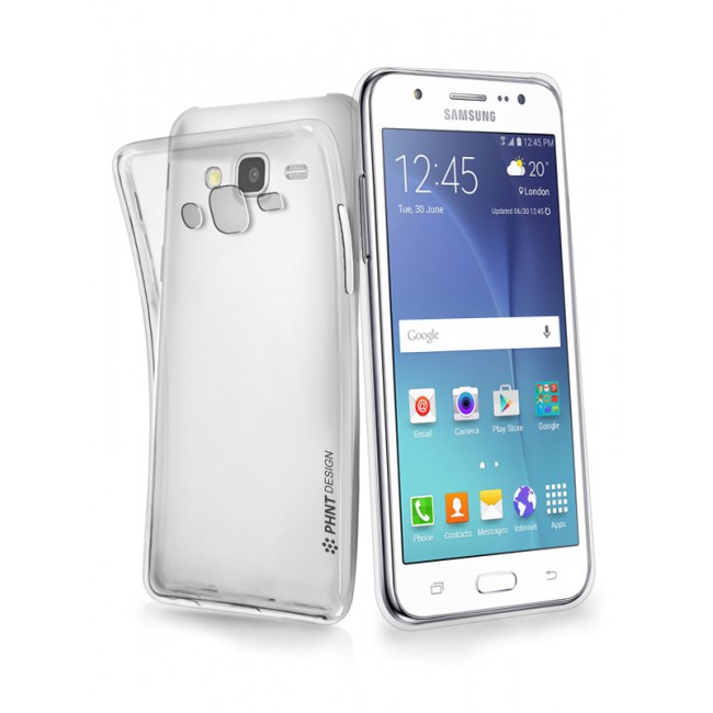 Margoun Flexible Crystal Clear TPU Case Cover for Samsung Galaxy J5