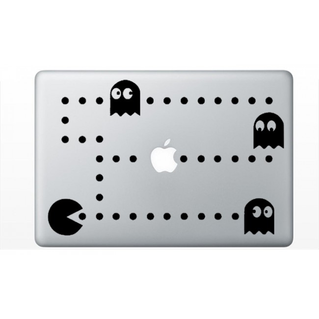 Pacman Vinyl Sticker Skin Cover for Macbook Laptop 