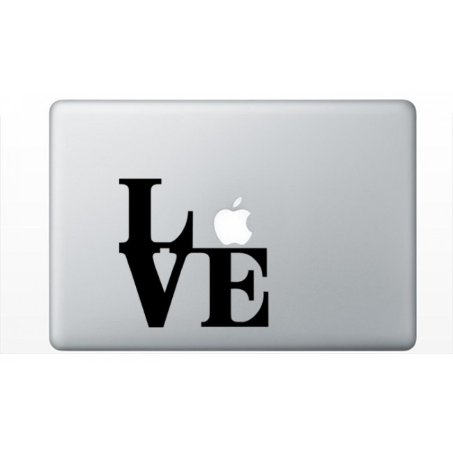 Love Vinyl Sticker Skin Cover for Macbook Laptop 