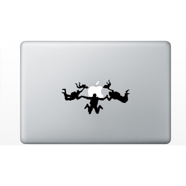Sky dive Design Vinyl Sticker Skin Cover for Macbook Laptop 