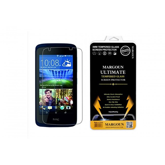 Margoun Tempered Glass Screen Protector for HTC Desire 326G dual sim 