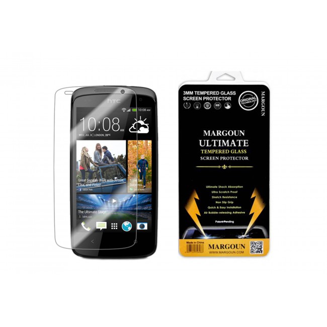 Margoun Tempered Glass Screen Protector for HTC Desire 500