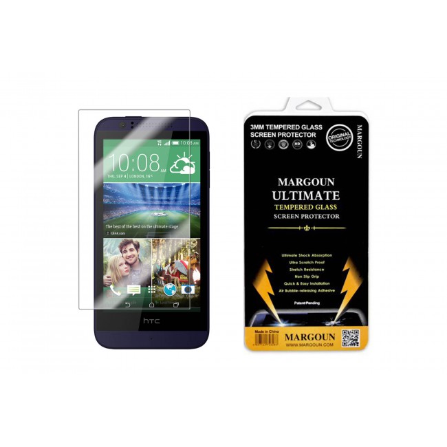 Margoun Tempered Glass Screen Protector for HTC Desire 510