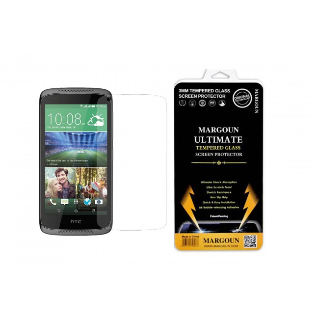 Margoun Tempered Glass Screen Protector for HTC Desire 526G+ Dual Sim