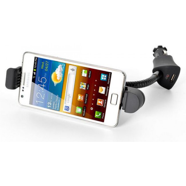 Universal Car Phone Holder USB Charger for Samsung Galaxy S2 S3 S4 S5 S6 Lenovo P6