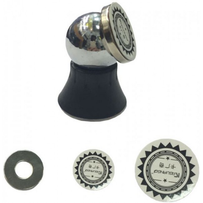 Car Mount Mobile Magnetic Holder Stand 2-Sticker - Black 