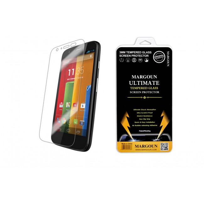 Margoun Tempered Glass Screen Protector for Motorola Moto G/ Motorola Moto G X1032
