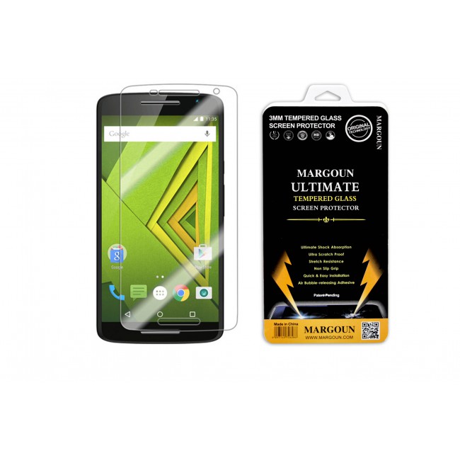 Margoun Tempered Glass Screen Protector for Motorola Moto X Play