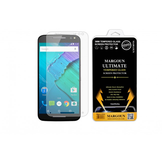 Margoun Tempered Glass Screen Protector for Motorola Moto X Style/ Moto X Pure Edition