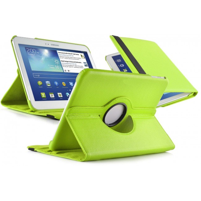 Margoun Waterproof 360 Degree Rotating Stand Smart Case Cover for Samsung Galaxy Note 10.1 In Green