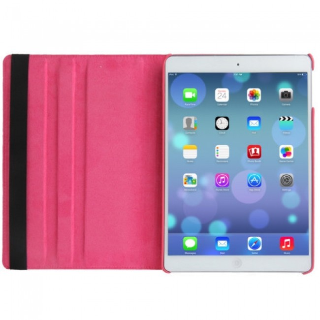 Margoun case iPad Air 2 Case Rotating Stand Case with Smart Cover Auto Sleep, Wake Feature in Light Pink