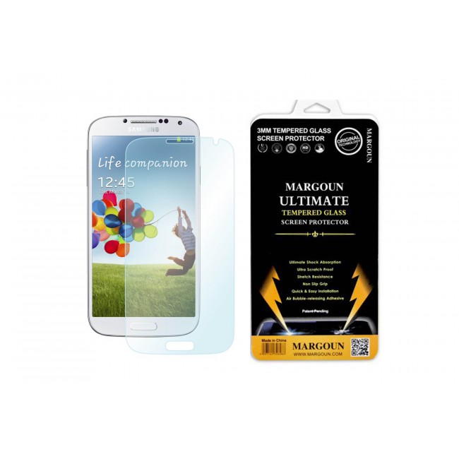 Margoun Tempered Glass Screen Protector for Samsung Galaxy S4