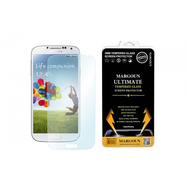 Margoun Tempered Glass Screen Protector for Samsung Galaxy S4 Mini 