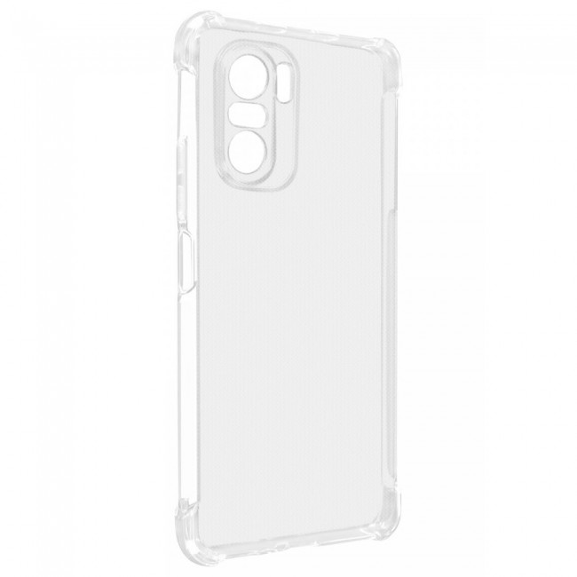 CATANES For Xiaomi Redmi K40 Case Cover Clear Protective TPU Four Corners Cover Transparent Soft Case