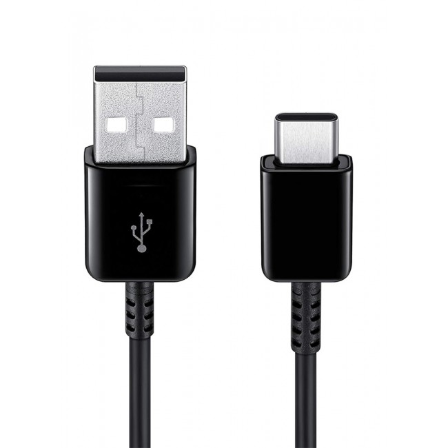 Original USB A to C Cable Compatible with Smartphone Fast Charging Cable  Black