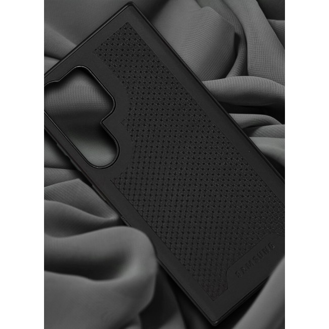 CATANES 3 Pack For Samsung Galaxy S24 Ultra Case and 2 Screen Protectors Anti-slip Textured Design Scratch Resistant Shock Absorbing Case Cover Black