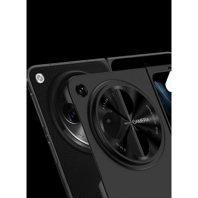 CATANES Oppo Find N3 Case with Screen Protector Shockproof PC Cover Protective Lightweight Bumper Fold Case Black