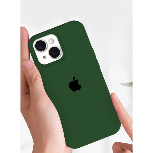 MARGOUN iPhone 15 Plus Case Silicone Case Cover Durable and Anti Scratch Back Cover Green