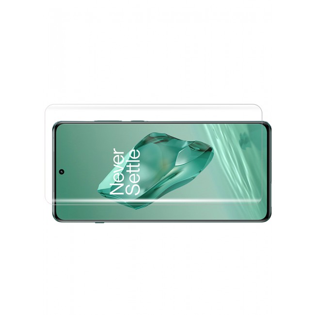 CATANES Oneplus 12 Screen Protector 9H Hardness HD Scratch Resistance Screen Protector UV Tempered Glass film Curved Screen Protector UV Glue for UV Tempered Glass film