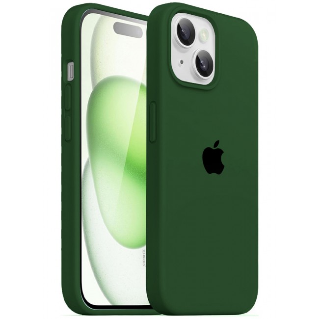 MARGOUN iPhone 15 Plus Case Silicone Case Cover Durable and Anti Scratch Back Cover Green