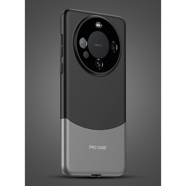 CATANES Huawei Mate 60 Pro Case Camera Full Cover Protector Shockproof Hard Case Cover Luxury and Fashionable Design Case Black