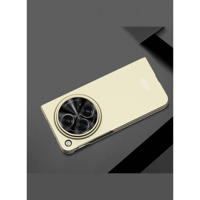 CATANES Oppo Find N3 Case with Screen Protector Shockproof PC Cover Protective Lightweight Bumper Fold Case Gold
