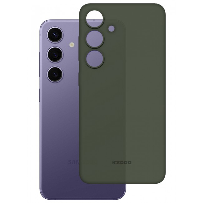 KZDOO Samsung Galaxy S24 Case Slim Thin Air Skin Full Coverage Protective Case Sturdy Durable Thin Case Drop Protection Case Cover Transparent Green