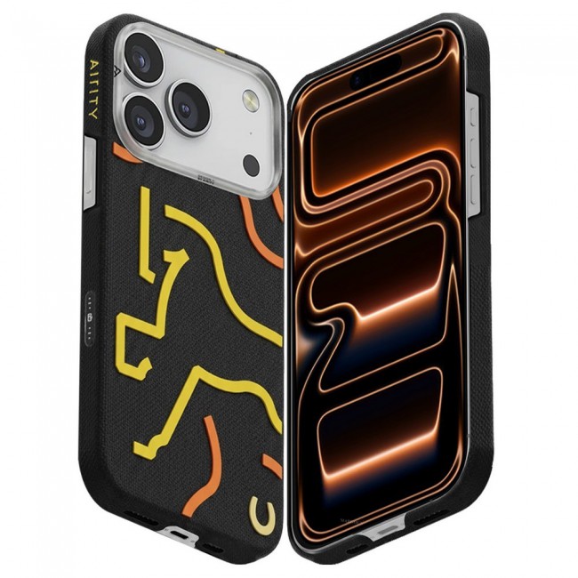Horse Style Bamboo Protective Case for iPhone 17 Pro Max Magsafe – Ultra Durable, Lightweight &amp; Premium Design Black
