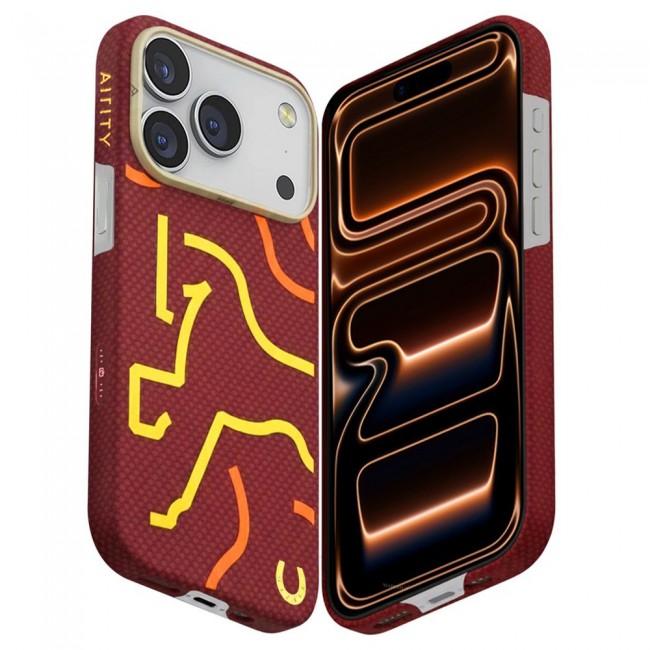 Horse Style Bamboo Protective Case for iPhone 17 Pro Max Magsafe – Ultra Durable, Lightweight &amp; Premium Design Maroon