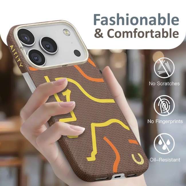 Horse Style Bamboo Protective Case for iPhone 17 Pro Max Magsafe – Ultra Durable, Lightweight &amp; Premium Design Brown