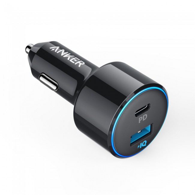 Anker PowerDrive Speed Plus 2 Duo 2-Port USB and Type-C Car Charger