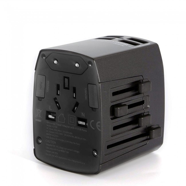 Anker Universal Travel Adapter Charger with 4 USB Ports