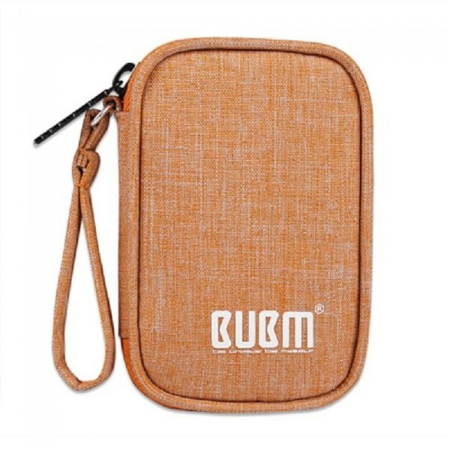 BUBM QYR Double Layer Electronics Accessories Storage Bag - Orange
