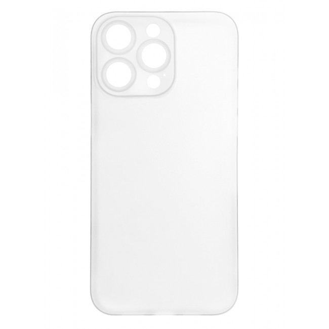CATANES 2 Pack iPhone 15 Pro Max Case Cover and Screen Protector Air Skin Series Back Cover Sturdy Durable Thin Case Drop Protection Cover Clear White