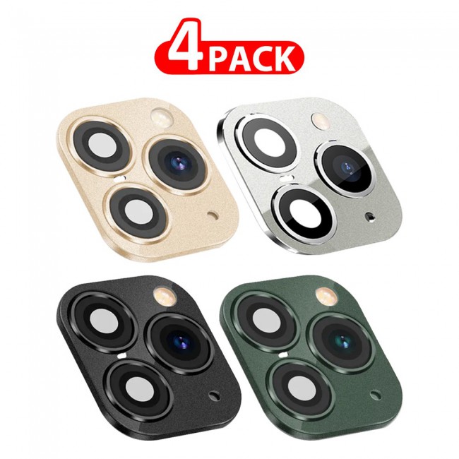 CATANES 4 Pack For iPhone X XS Duplicate Camera Lens Camera Upgrade Protective Lens Change iPhone X XS to 11 Pro 11 Pro Max Multicolour