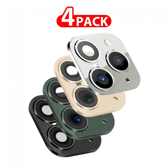 CATANES 4 Pack For iPhone X XS Duplicate Camera Lens Camera Upgrade Protective Lens Change iPhone X XS to 11 Pro 11 Pro Max Multicolour