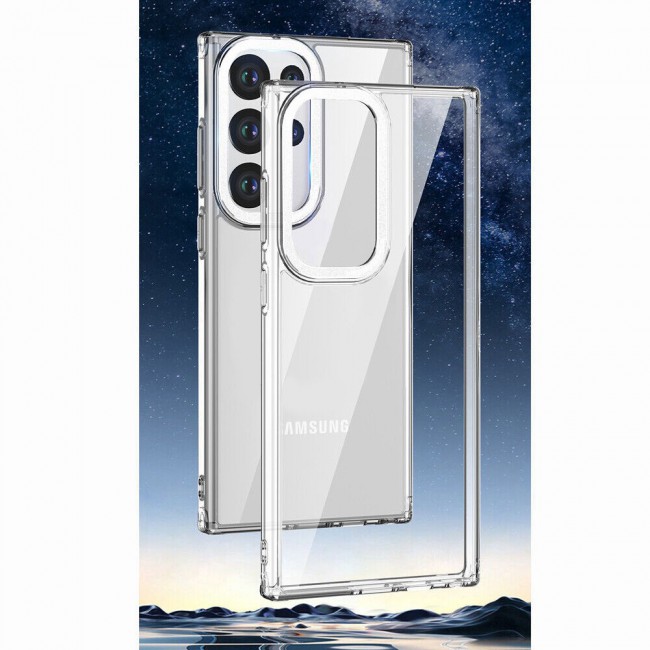 CATANES 5 Packs For Samsung Galaxy S23 Ultra Clear Case With 2 Screen Protectors and 2 Camera Lens Protectors/White