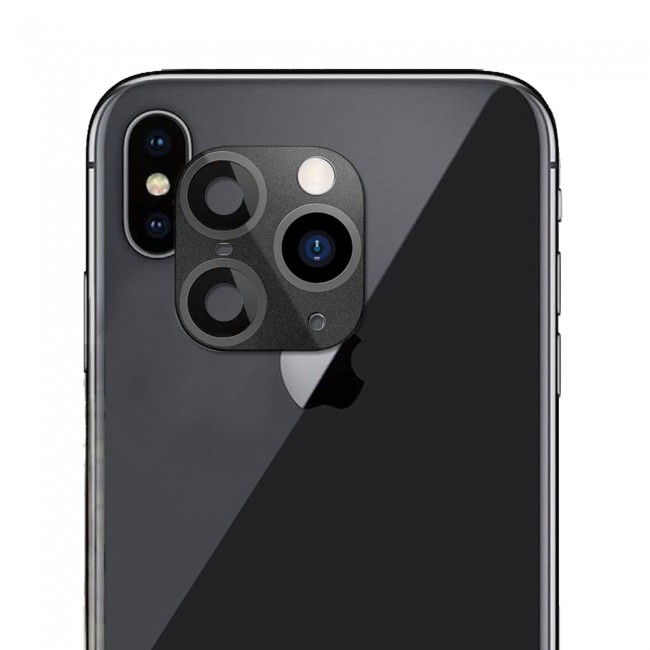 CATANES iPhone X XS Duplicate Camera Lens Camera Upgrade Protective Lens Change iPhone X XS to 11 Pro 11 Pro Max Black
