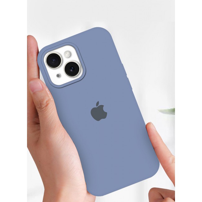 MARGOUN iPhone 15 Plus Case Silicone Case Cover Durable and Anti Scratch Back Cover Light Blue