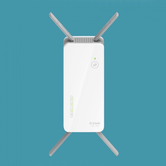 D-Link AC2600 Smart Wall-Mounted 4 Antenna Wi-Fi Range Extender DAP-1860