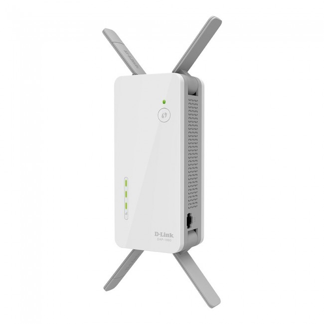 D-Link AC2600 Smart Wall-Mounted 4 Antenna Wi-Fi Range Extender DAP-1860
