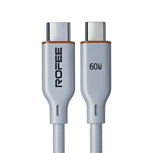 Rofee Fast Charging And Data Transmittion Cable 60W 1.2 Metre USBC to Lightning Charge Cord for USB C TO Lightning Devices White
