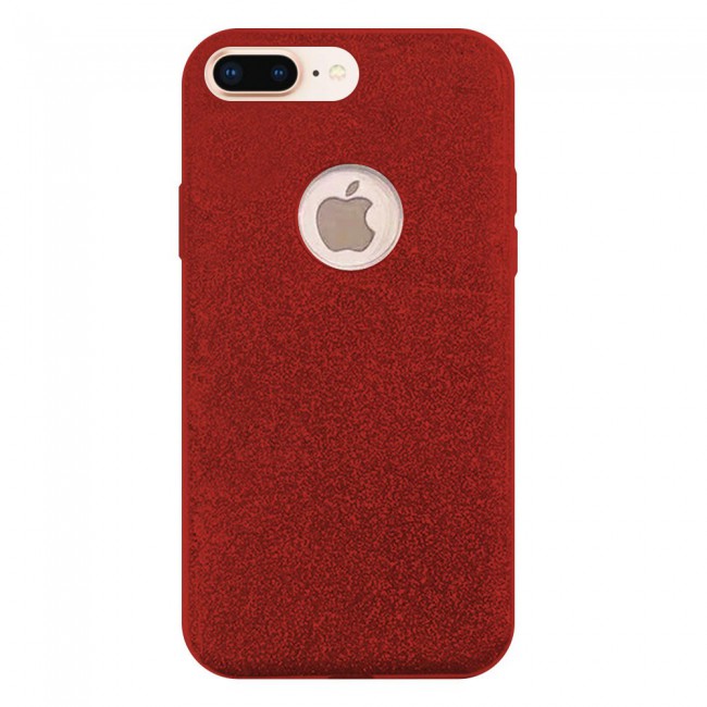 Apple iphone 7 Plus and 8 Plus Glitter Case Cover Eimo - Red