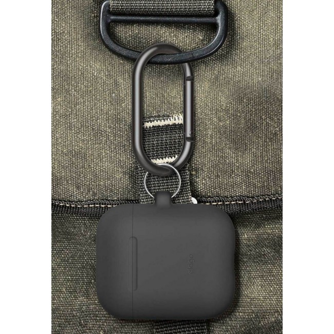 Elago Apple AirPods Shockproof Protective Hang Case with Clip