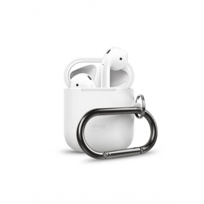 Elago Apple AirPods Shockproof Protective Hang Case with Clip