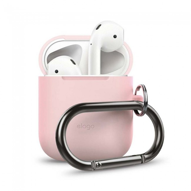 Elago Apple AirPods Shockproof Protective Hang Case with Clip