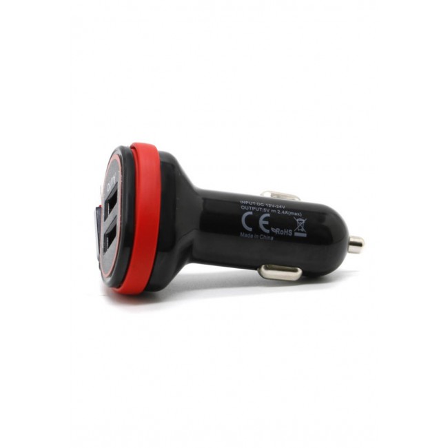 Margoun Epenyu EPC09 Dual USB Car Charger with Lightning Cable for Apple Devices , Black ( NMT)