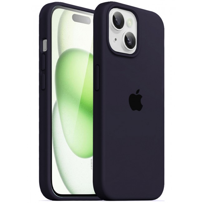 MARGOUN iPhone 15 Plus Case Silicone Case Cover Durable and Anti Scratch Back Cover Dark Blue